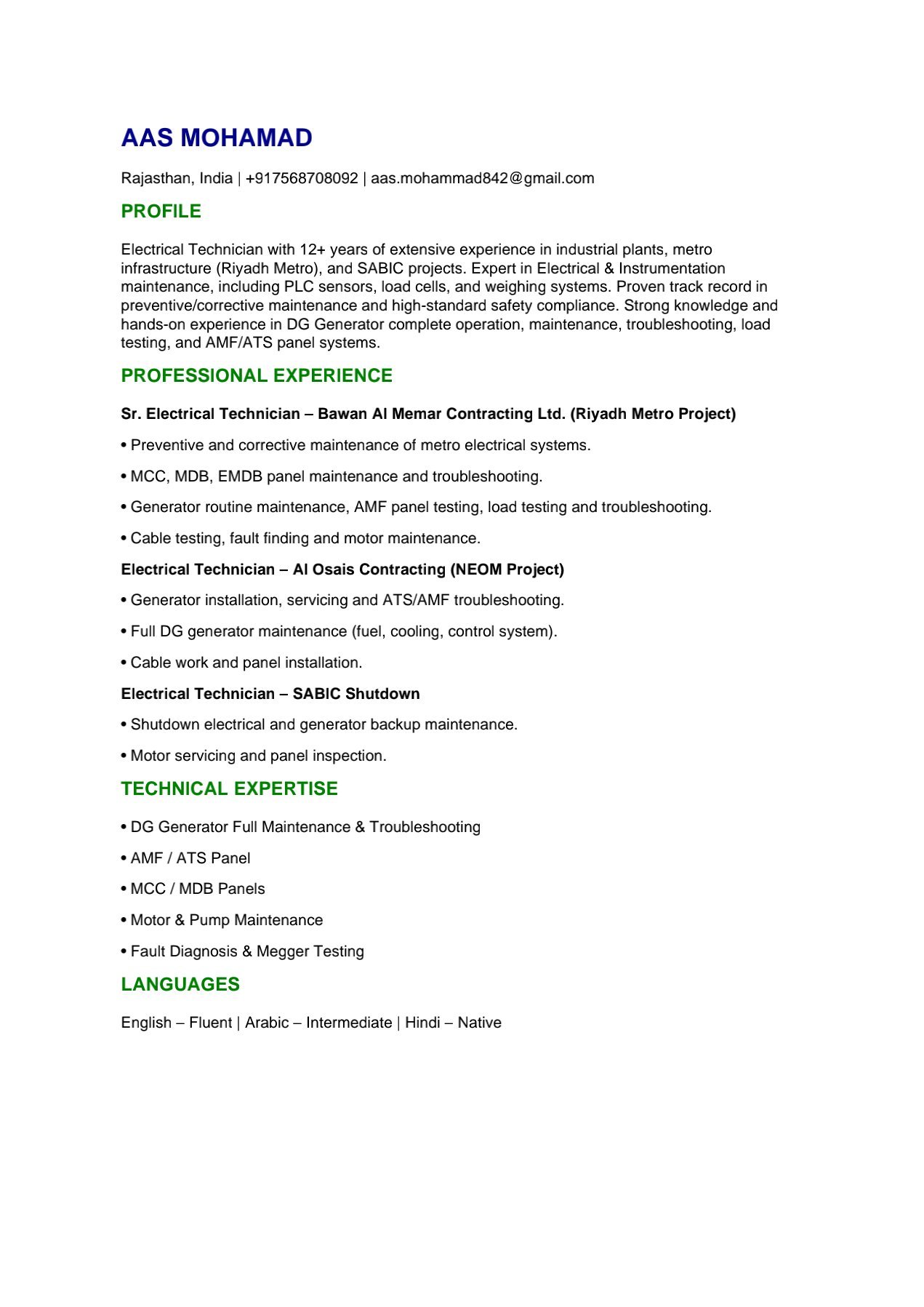 Aas mohamad