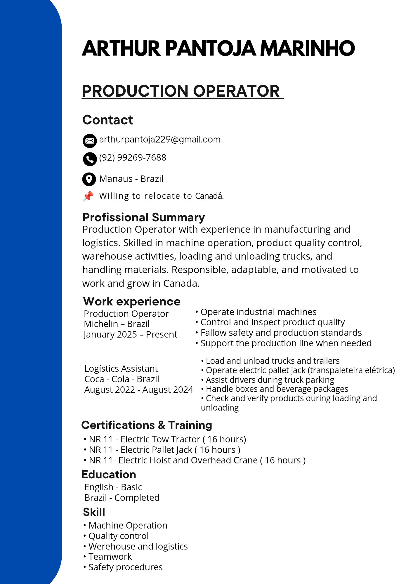 ARTHUR PANTOJA MARINHO